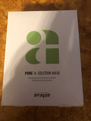 Avajar A-Solution 마스크 — 5점을 준 리뷰어가 2020년 11월 올린 사용 사진