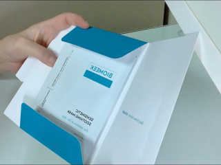 바이오믹 BIOMEEK SENSIMETIC SOOTHING MASK.S — 5점을 준 리뷰어가 2020년 7월 올린 사용 사진
