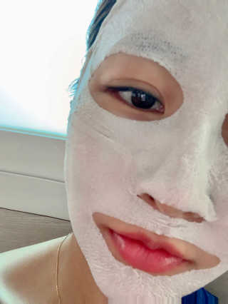 아이디플라코스메틱 페이스핏 플라스터 마스크 — 5점을 준 리뷰어가 2020년 7월 올린 사용 사진