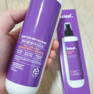 달리프 글램 헤어팩 인미스트 200ml — 4.5점을 준 리뷰어가 2020년 10월 올린 사용 사진