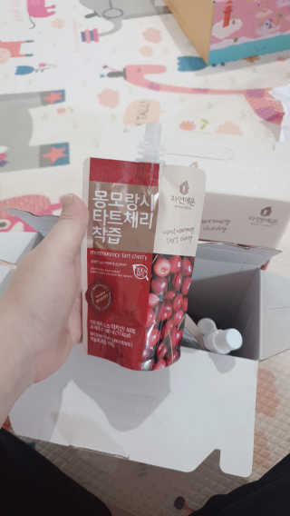자연에온 몽모랑시 타트체리 착즙 100mL 10개입 2BOX — 5점을 준 리뷰어가 2020년 9월 올린 사용 사진
