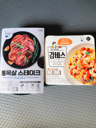 [심플리쿡]GS25 감바스,통목살스테이크SET — 5점을 준 리뷰어가 2020년 10월 올린 사용 사진