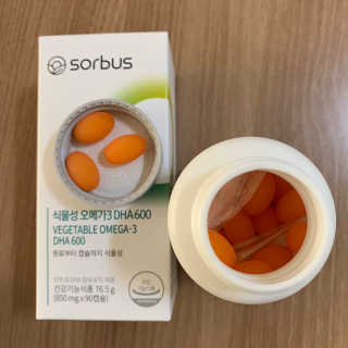 소버스 식물성 오메가3 DHA 600 — 4점을 준 리뷰어가 2020년 4월 올린 사용 사진