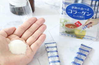 하나마이 100 프로 저분자 피쉬콜라겐 — 5점을 준 리뷰어가 2020년 6월 올린 사용 사진