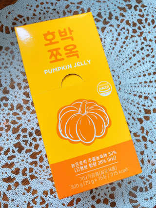 조은약초 국산 늙은 호박즙 호박쪼옥 젤리 20g x 15포 — 5점을 준 리뷰어가 2020년 7월 올린 사용 사진