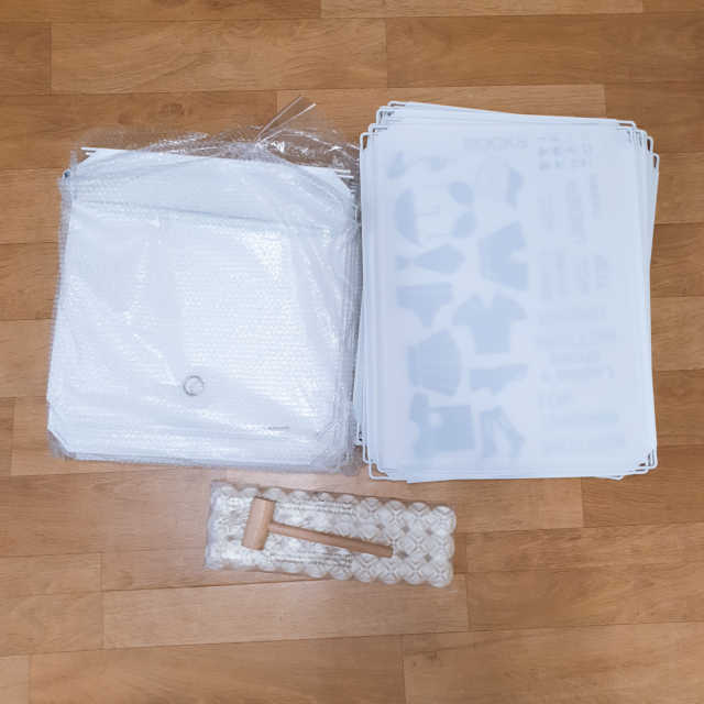 DIY 조립식 스티커  8칸 수납장 옷장 수납박스 정리함 리뷰 사진