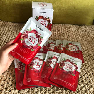 프롬바이오 오직 석류만 [그대로100 석류즙] 하루 1포로 건강하게 — 5점을 준 리뷰어가 2020년 6월 올린 사용 사진