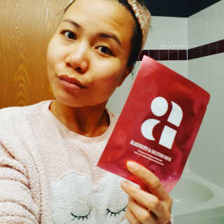 Avajar A-Solution 마스크 — 5점을 준 리뷰어가 2020년 11월 올린 사용 사진
