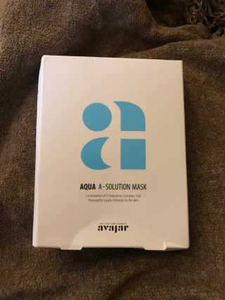Avajar A-Solution 마스크 — 4.5점을 준 리뷰어가 2020년 10월 올린 사용 사진