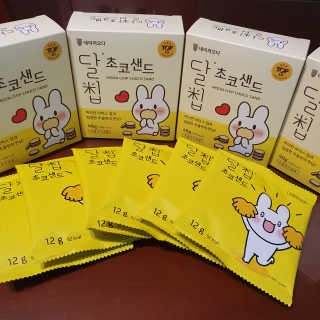 네이처오다 달칩 초코샌드 — 4점을 준 리뷰어가 2020년 10월 올린 사용 사진