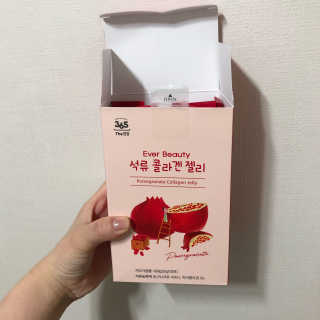 365더건강 에버뷰티 석류콜라겐 젤리 — 4.5점을 준 리뷰어가 2020년 8월 올린 사용 사진