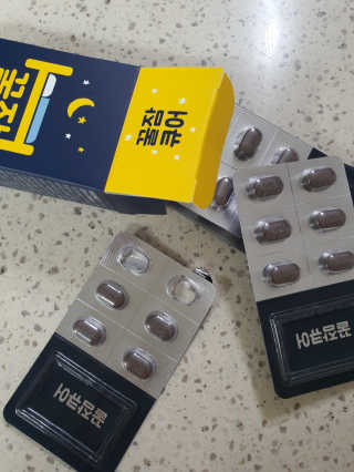 조은약초 꿀잠큐어 제주 감태추출물 감태정 600mg — 4점을 준 리뷰어가 2020년 8월 올린 사용 사진