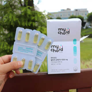 JW중외제약 마이코드 알티지 오메가3 1000 mg — 5점을 준 리뷰어가 2020년 9월 올린 사용 사진