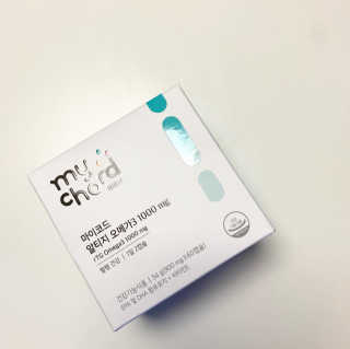 JW중외제약 마이코드 알티지 오메가3 1000 mg — 5점을 준 리뷰어가 2020년 8월 올린 사용 사진