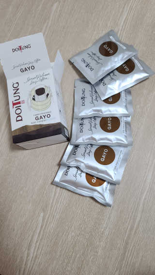 도이퉁 드립백 커피 60g 스페셜티 GAYO — 5점을 준 리뷰어가 2020년 12월 올린 사용 사진