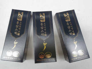 헬스업_천명진프리미엄홍삼스틱_10ml x 30포 — 3점을 준 리뷰어가 2020년 10월 올린 사용 사진