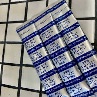 하나마이 100 프로 저분자 피쉬콜라겐 — 4점을 준 리뷰어가 2020년 6월 올린 사용 사진