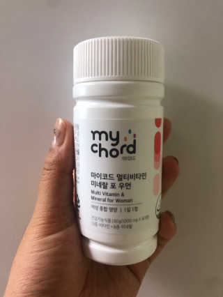 JW중외제약 마이코드 멀티비타민미네랄 포 우먼 — 4.5점을 준 리뷰어가 2020년 8월 올린 사용 사진