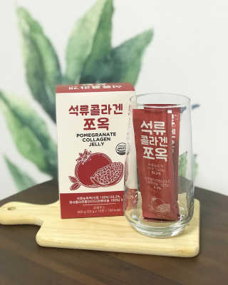 조은약초 석류콜라겐 석류즙 석류쪼옥 젤리 스틱 15포 x 20g — 4.5점을 준 리뷰어가 2020년 7월 올린 사용 사진