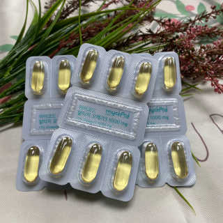 JW중외제약 마이코드 알티지 오메가3 1000 mg — 5점을 준 리뷰어가 2020년 10월 올린 사용 사진
