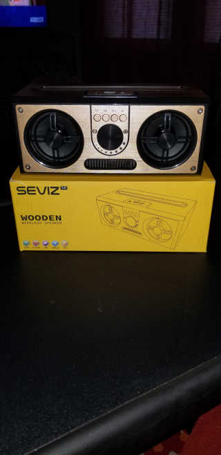 SEVIZ RETRO20W 레트로 블루투스 스피커 — 5점을 준 리뷰어가 2020년 7월 올린 사용 사진