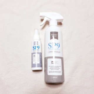 SP9 스프레이형 프리미엄 살균소독제 500ml+100ml — 5점을 준 리뷰어가 2020년 11월 올린 사용 사진