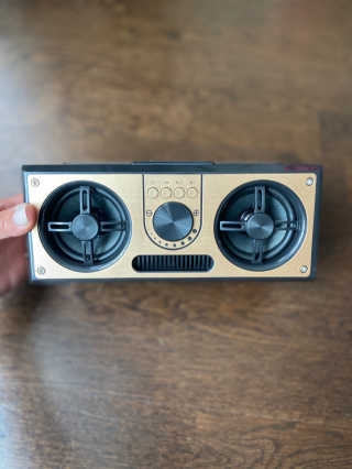 SEVIZ RETRO20W 레트로 블루투스 스피커 — 4점을 준 리뷰어가 2020년 7월 올린 사용 사진