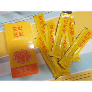 조은약초 국산 늙은 호박즙 호박쪼옥 젤리 20g x 15포 — 5점을 준 리뷰어가 2020년 7월 올린 사용 사진