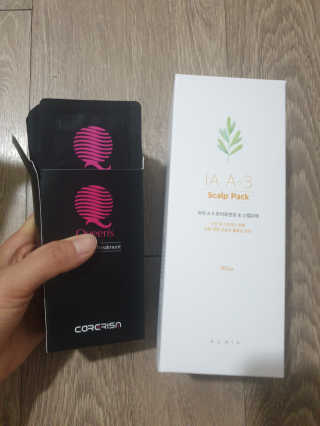 아카이아 이아 A3 헤어스캘프팩 500ml — 5점을 준 리뷰어가 2020년 7월 올린 사용 사진