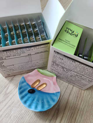 JW중외제약 마이코드 알티지 오메가3 1000 mg — 5점을 준 리뷰어가 2020년 8월 올린 사용 사진