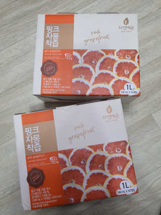 자연에온 핑크 자몽 착즙 100mL 10개입 2BOX — 5점을 준 리뷰어가 2020년 11월 올린 사용 사진