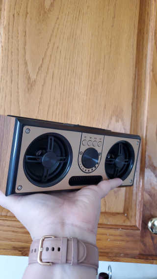 SEVIZ RETRO20W 레트로 블루투스 스피커 — 5점을 준 리뷰어가 2020년 6월 올린 사용 사진