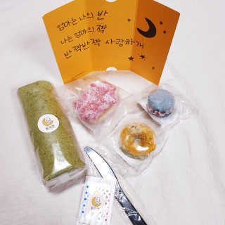 [달미펫] 강아지 롤케이크 및 디저트 SET — 5점을 준 리뷰어가 2020년 11월 올린 사용 사진