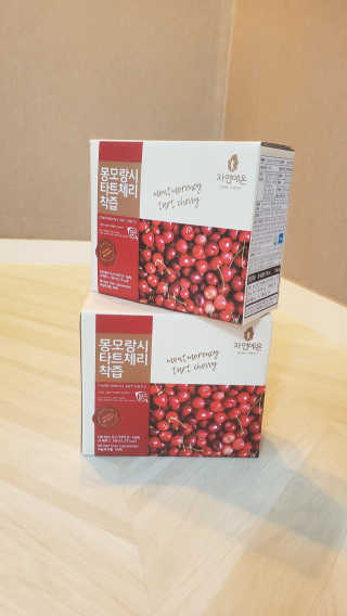 자연에온 몽모랑시 타트체리 착즙 100mL 10개입 2BOX — 5점을 준 리뷰어가 2020년 10월 올린 사용 사진