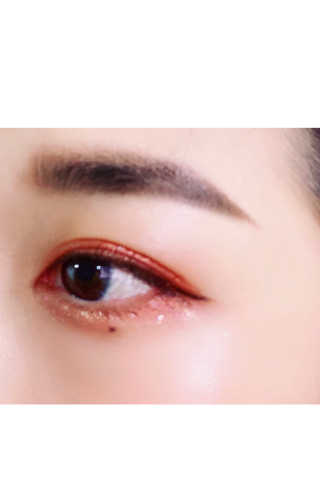 [블랙루즈] 크리스탈 하트 락 섀도우 4종 중 택1 — 5점을 준 리뷰어가 2020년 9월 올린 사용 사진