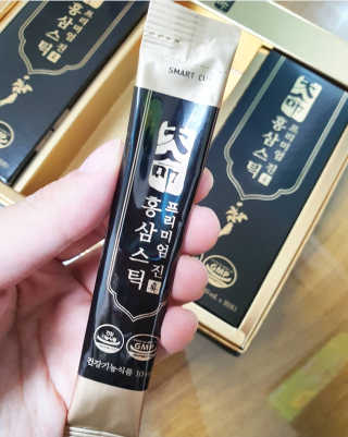 헬스업_천명진프리미엄홍삼스틱_10ml x 30포 — 4점을 준 리뷰어가 2020년 10월 올린 사용 사진