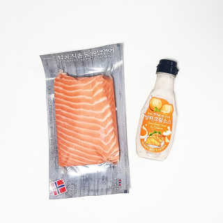 동원산업 항공직송 동원생연어_400g — 5점을 준 리뷰어가 2020년 4월 올린 사용 사진