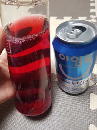 일화 아임톡 탄산수 355ml X 24캔 — 5점을 준 리뷰어가 2020년 4월 올린 사용 사진