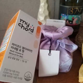 JW중외제약 마이코드 멀티비타민미네랄 포 맨 — 5점을 준 리뷰어가 2020년 9월 올린 사용 사진