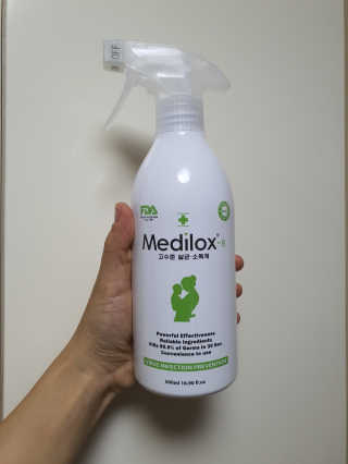 Medilox 메디록스 살균소독제_3종 500ml [택 1] — 5점을 준 리뷰어가 2020년 8월 올린 사용 사진