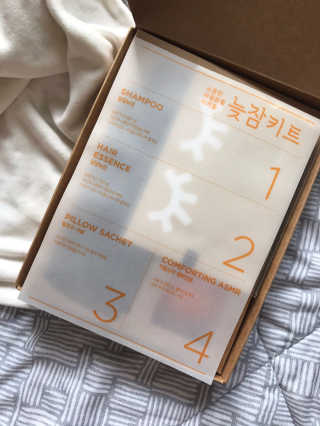 려 아로마 늦잠 꿀잠 샴푸 키트 — 5점을 준 리뷰어가 2020년 9월 올린 사용 사진
