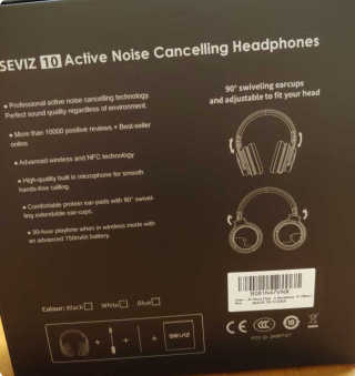 SEVIZ Bluetooth Headphones 10 3color — 5점을 준 리뷰어가 2020년 8월 올린 사용 사진