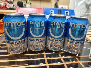 일화 아임톡 탄산수 355ml X 24캔 — 5점을 준 리뷰어가 2020년 4월 올린 사용 사진