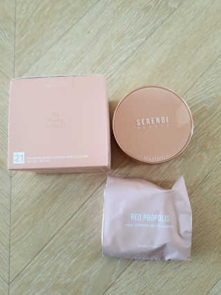 세렌디뷰티 레드 프로폴리스 하이 커버링 트리플 쿠션 — 5점을 준 리뷰어가 2020년 6월 올린 사용 사진
