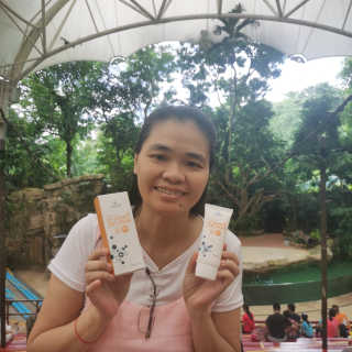 트리티스 SG_[TREATIS] UV Defence Sun Cream — 5점을 준 리뷰어가 2020년 10월 올린 사용 사진