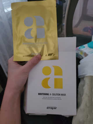 Avajar A-Solution 마스크 — 5점을 준 리뷰어가 2020년 12월 올린 사용 사진
