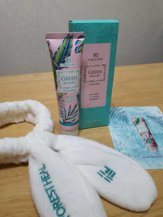 포레스트힐 SS 그린 밸런스 클렌져 100ml + 헤어밴드 — 5점을 준 리뷰어가 2020년 5월 올린 사용 사진