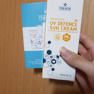 [트리티스] UV 디펜스 선크림 PA+++ / SPF50+  60ml — 5점을 준 리뷰어가 2020년 10월 올린 사용 사진