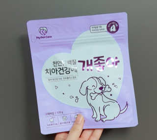 My Pet Care 천연단백질 치아건강에 개좋아 — 5점을 준 리뷰어가 2020년 11월 올린 사용 사진