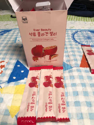365더건강 에버뷰티 석류콜라겐 젤리 — 5점을 준 리뷰어가 2020년 9월 올린 사용 사진